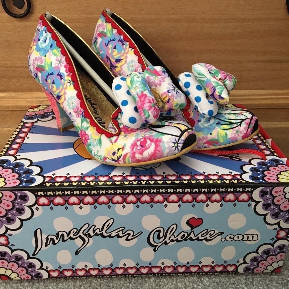 Irregular choice Minnie Mouse heels
